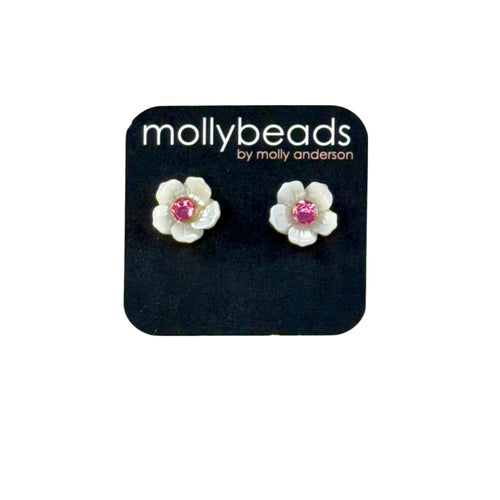 E2304HP Pearl flower studs