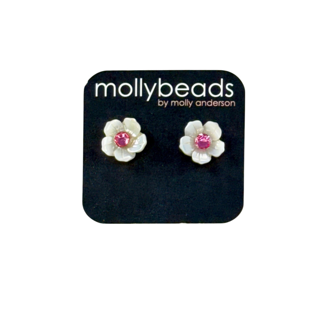 E2304HP Pearl flower studs