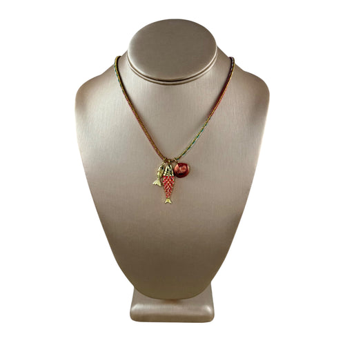 N4072 - Cord necklace with charms