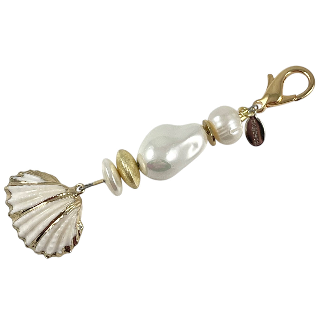 MBSF03-Shell and pearl scissor fob